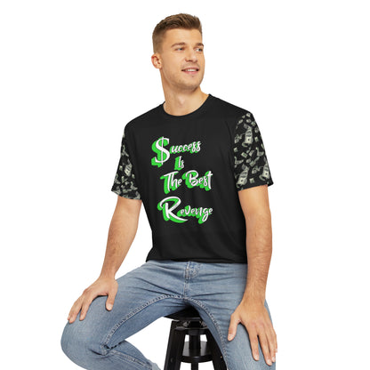 Men's "Success is the best Revenge" Polyester T-Shirt