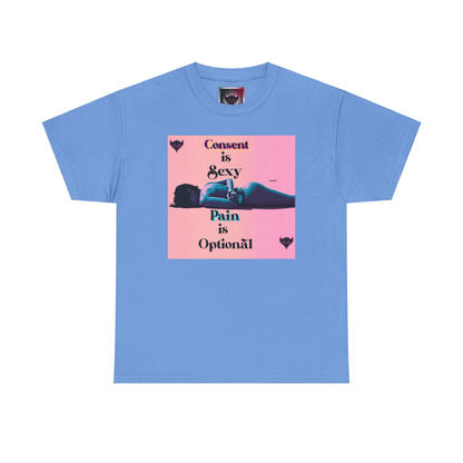 Unisex Heavy Cotton Tee - 'Consent is Sexy' Graphic Tee for Empowerment