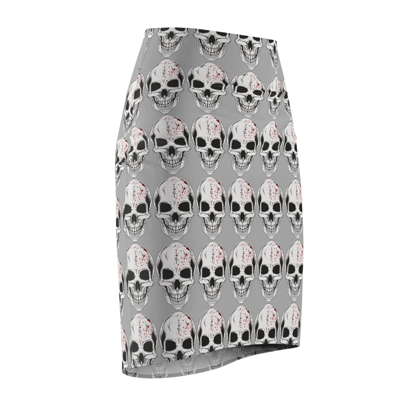 Women's "Skull Pencil Skirt