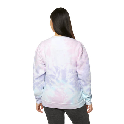 "No Squares in My Circle" Tie-Dye Sweatshirt