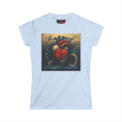 Heartfelt Women's Softstyle Tee - 'Our Song' Music Design