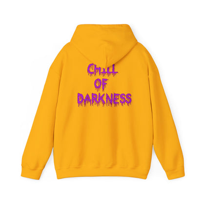 Chill of Darkness Hoodie - Unisex Heavy Blend™ Sweatshirt with Demon Design