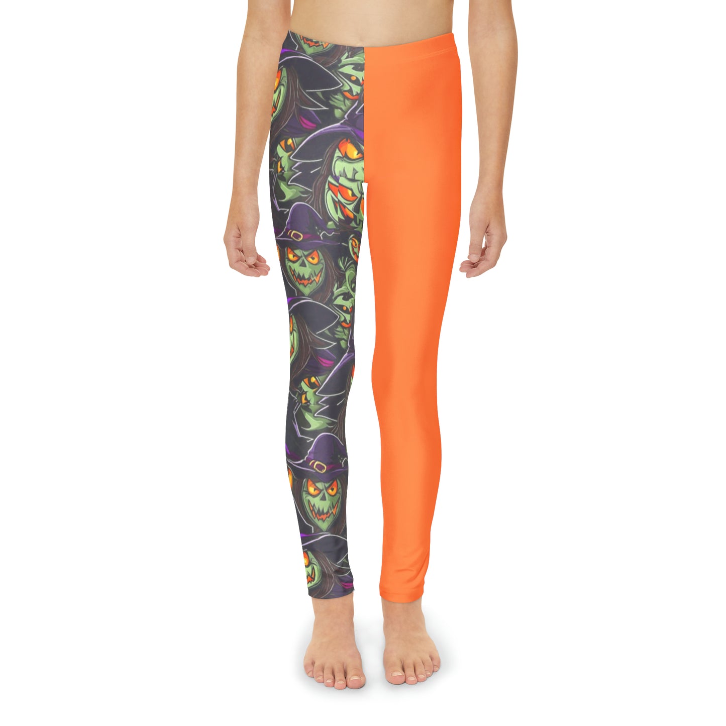 Youth "Witch Pumpkins" Leggings