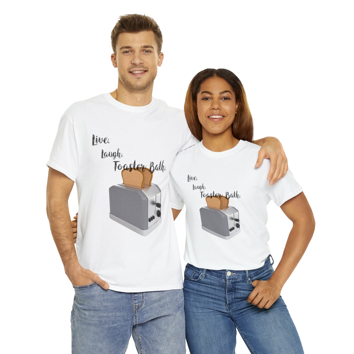 "Live, Laugh, Toaster Bath" T-Shirt