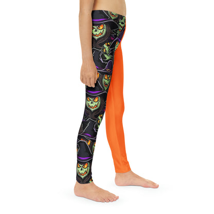 Youth "Witch Pumpkins" Leggings