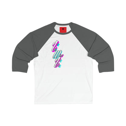 "It is what it is" 3\4 Sleeve Baseball Tee