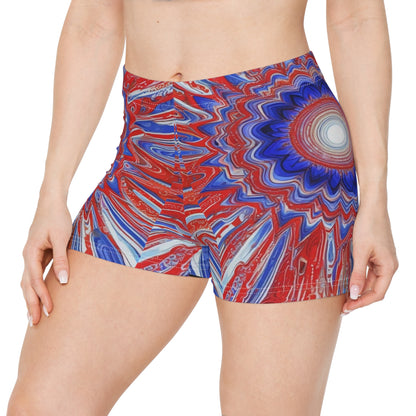 Women's "4th of July Tie Dye" Shorts