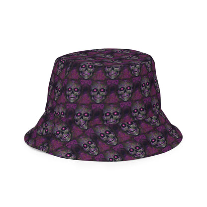 Skull x Ungodly Logo Reversible Bucket Hat