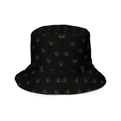 Skull x Ungodly Logo Reversible Bucket Hat