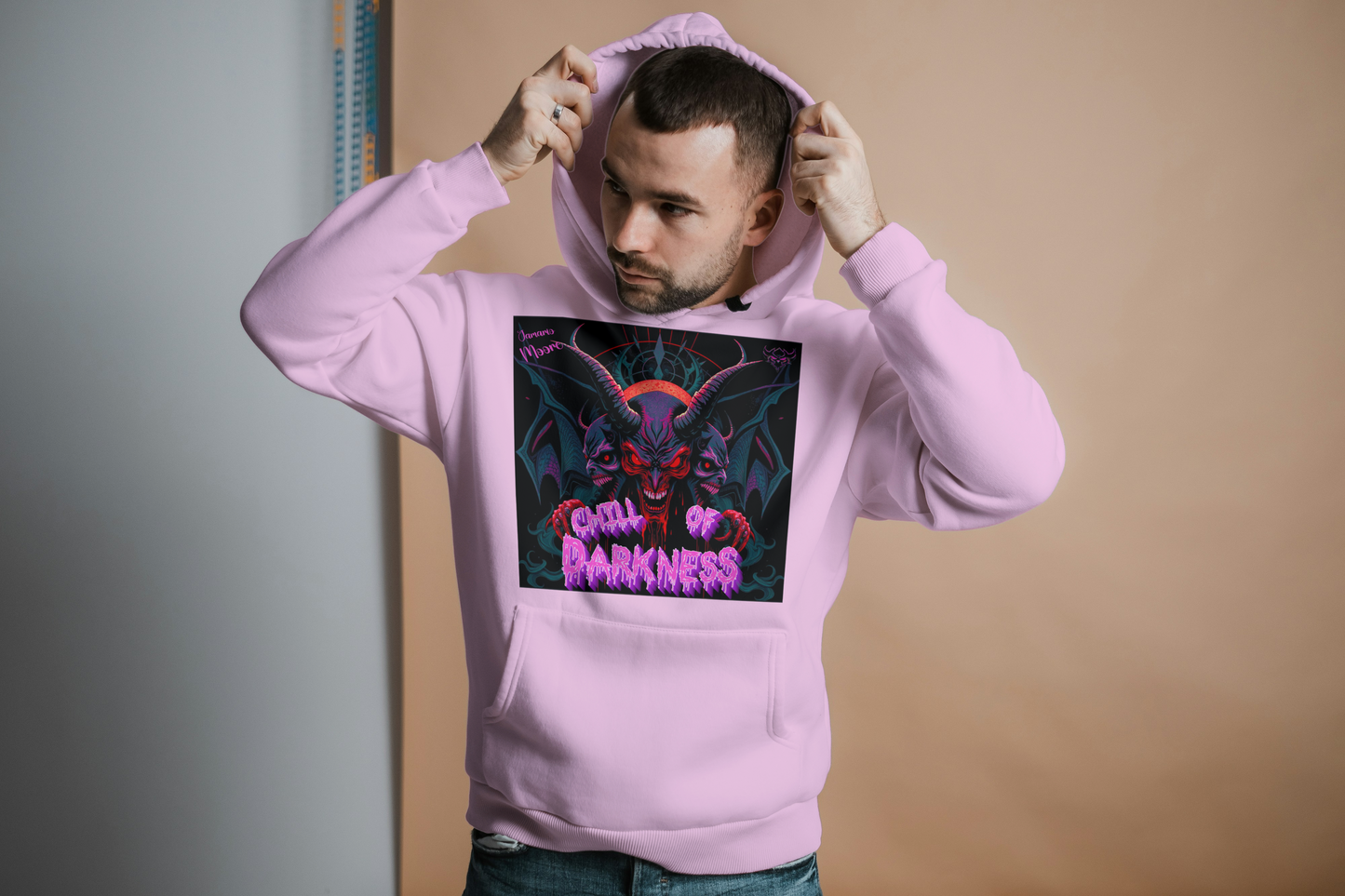 Chill of Darkness Unisex Heavy Blend™ Hoodie - Dark Fantasy Design