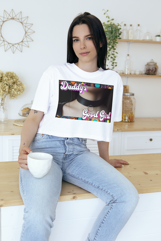 Champion "Daddy's Good Girl" Cropped T-Shirt