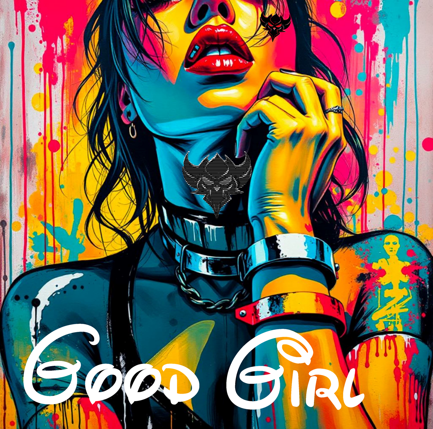 "Good Girl" Unisex Heavy Cotton Tee - Bold Graphic Art T-Shirt for Trendy Style