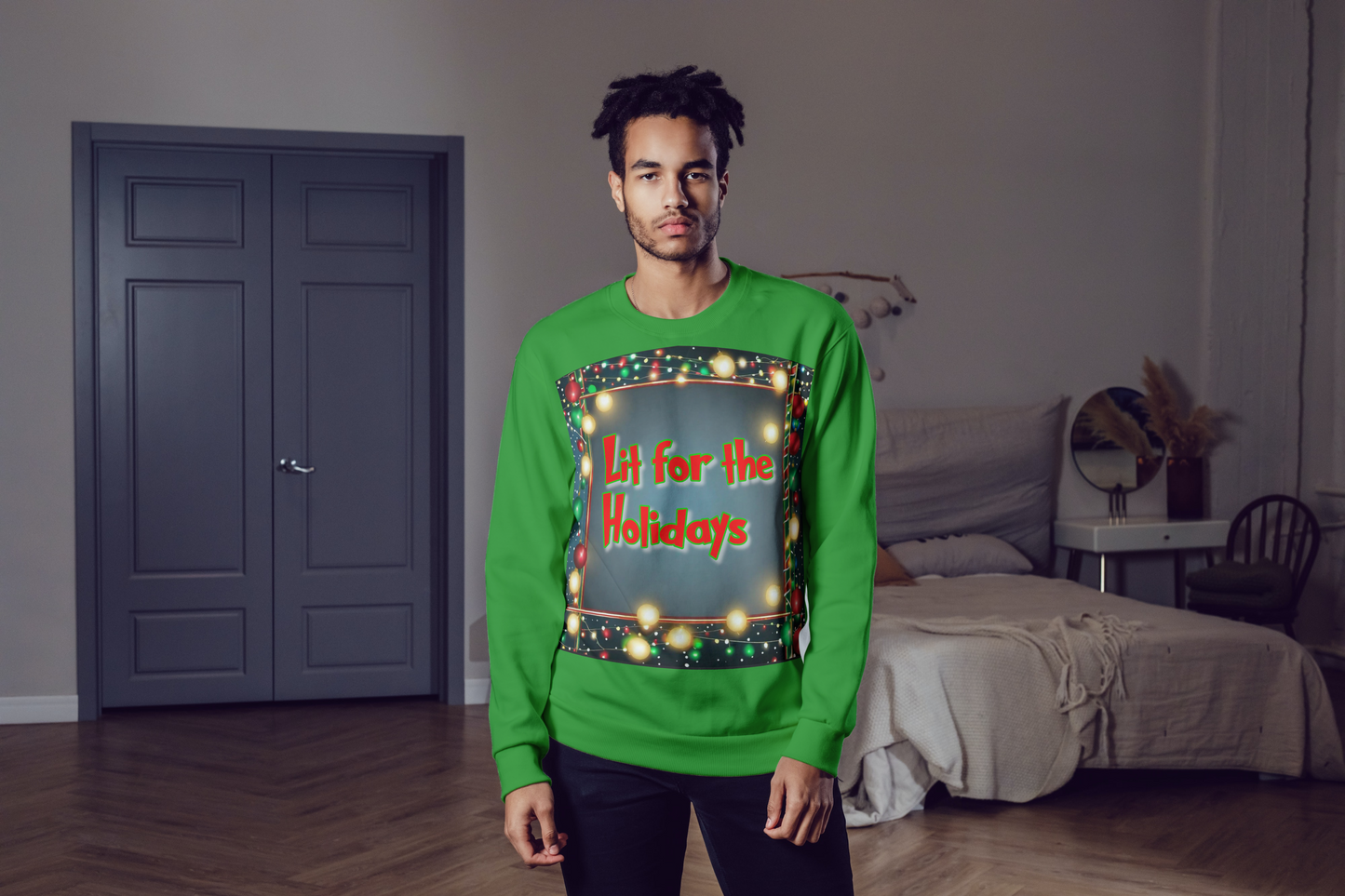 Unisex "Lit for the Holidays"