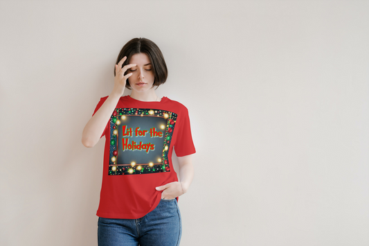 Women's "Lit for the holidays" T-Shirt