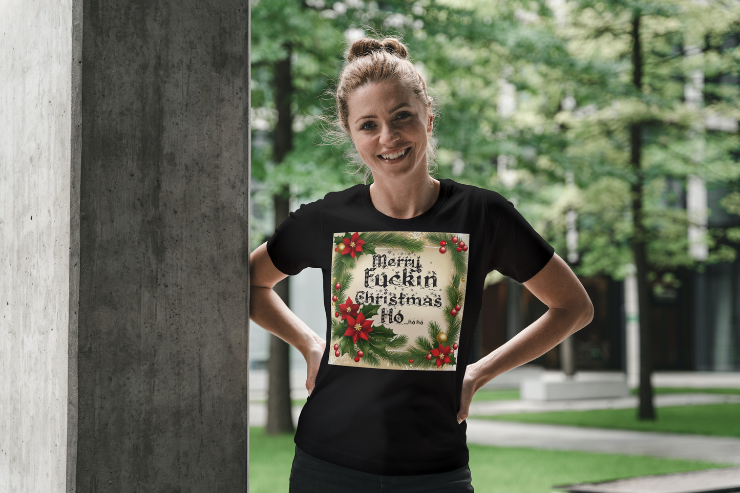 Women's "Merry F*ckin Christmas Ho" T-Shirt