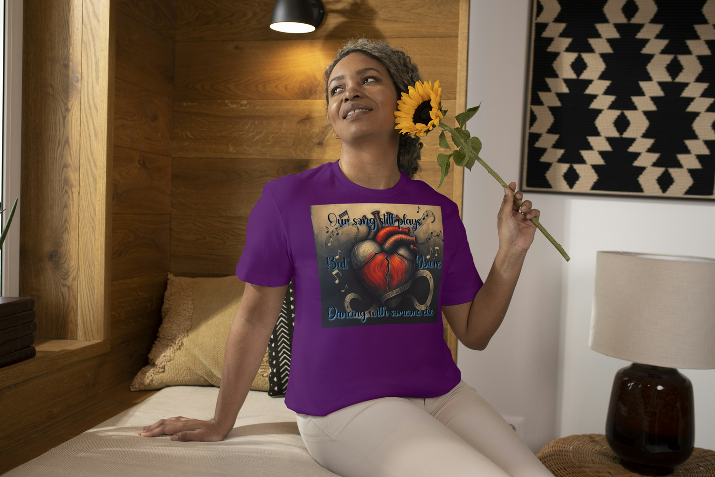 Heartfelt Women's Softstyle Tee - 'Our Song' Music Design