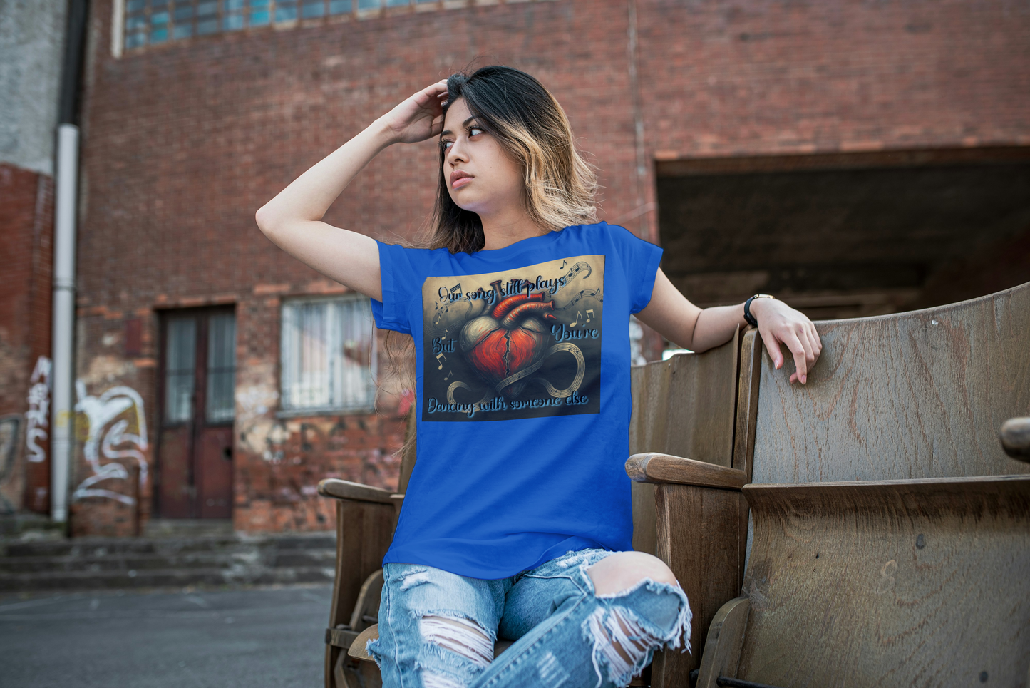 Heartfelt Women's Softstyle Tee - 'Our Song' Music Design