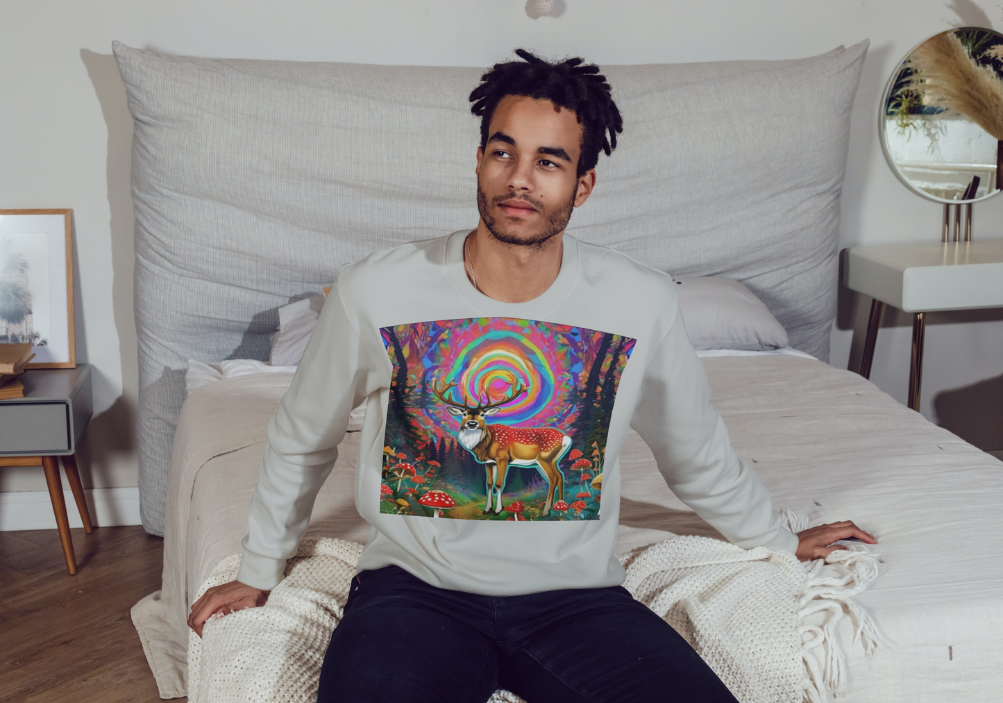 Unisex "Reindeer Mushroom" Sweatshirt