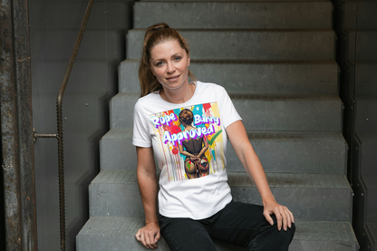 "Rope Bunny Approved" Women's Softstyle Tee - Bold Art Graphic T-Shirt for Comfort & Expression