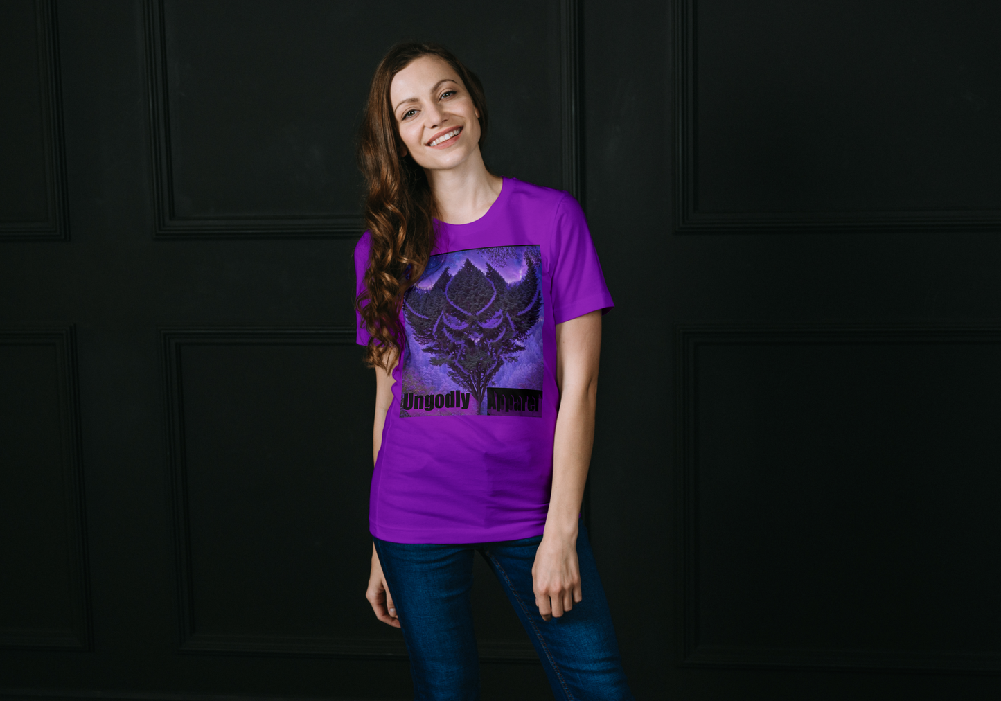 Women's "Ungodly Late Night Forest" T-Shirt